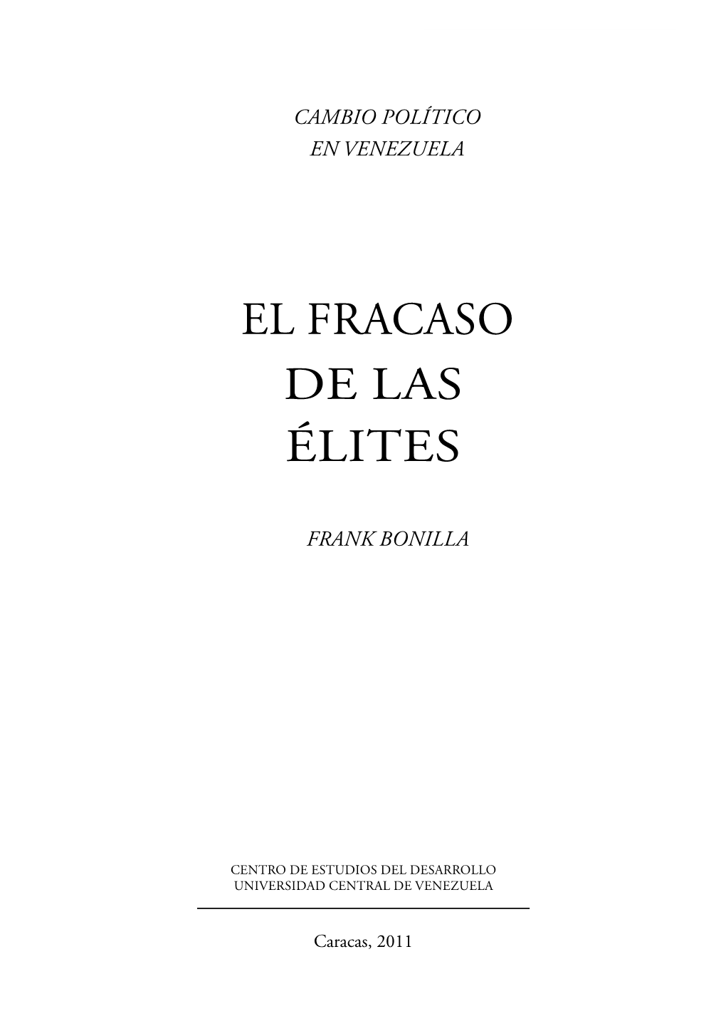 El Fracaso De Las Élites 3