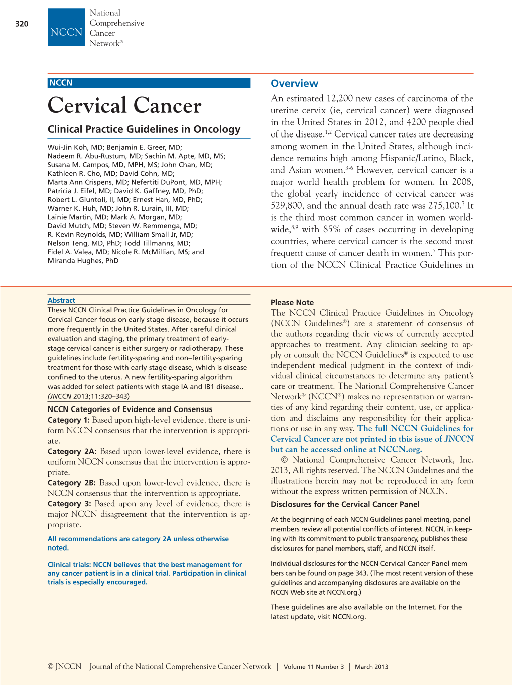 Cervical Cancer