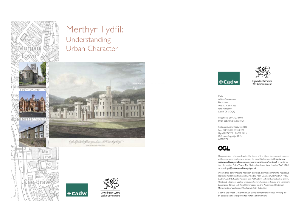 Merthyr Tydfil: Understanding Urban Character