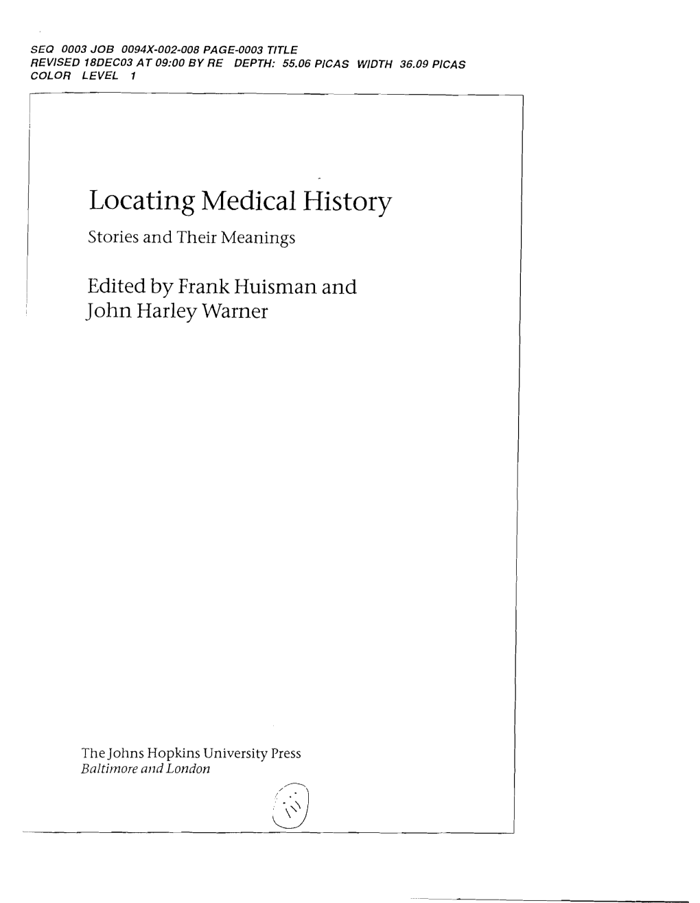 Locating Medical History Stories and Their Meanings