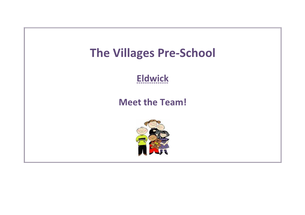 The Villages Pre-School