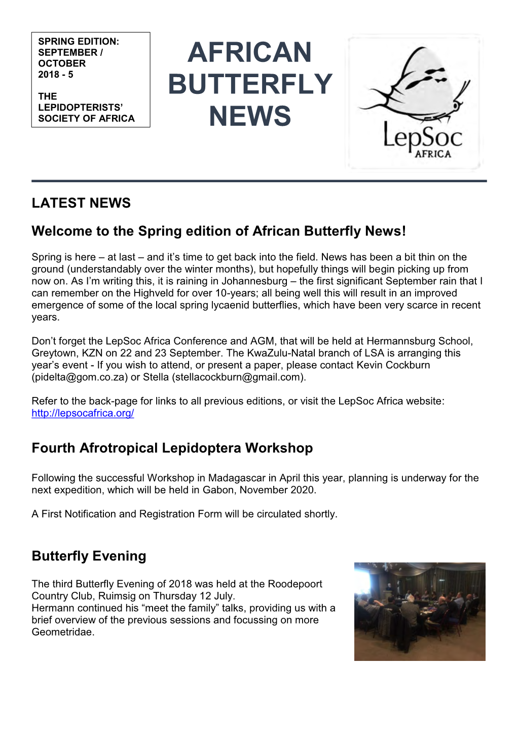 African Butterfly News!