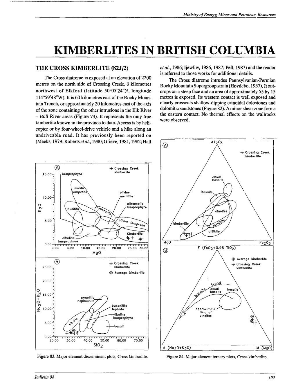 Kimberlites in British Colu1m:Bia