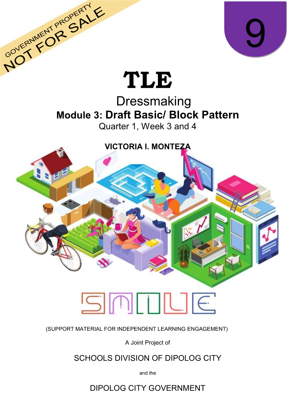TLE Dressmaking Module 3: Draft Basic/ Block Pattern Quarter 1, Week 3 and 4