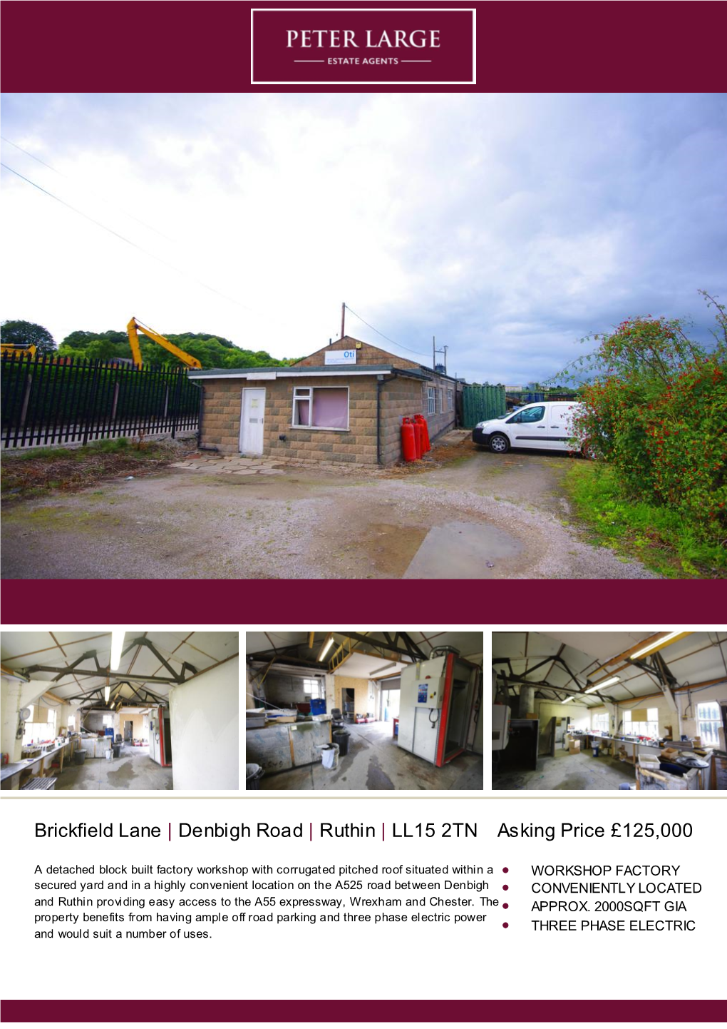 Ruthin | LL15 2TN Asking Price £125,000