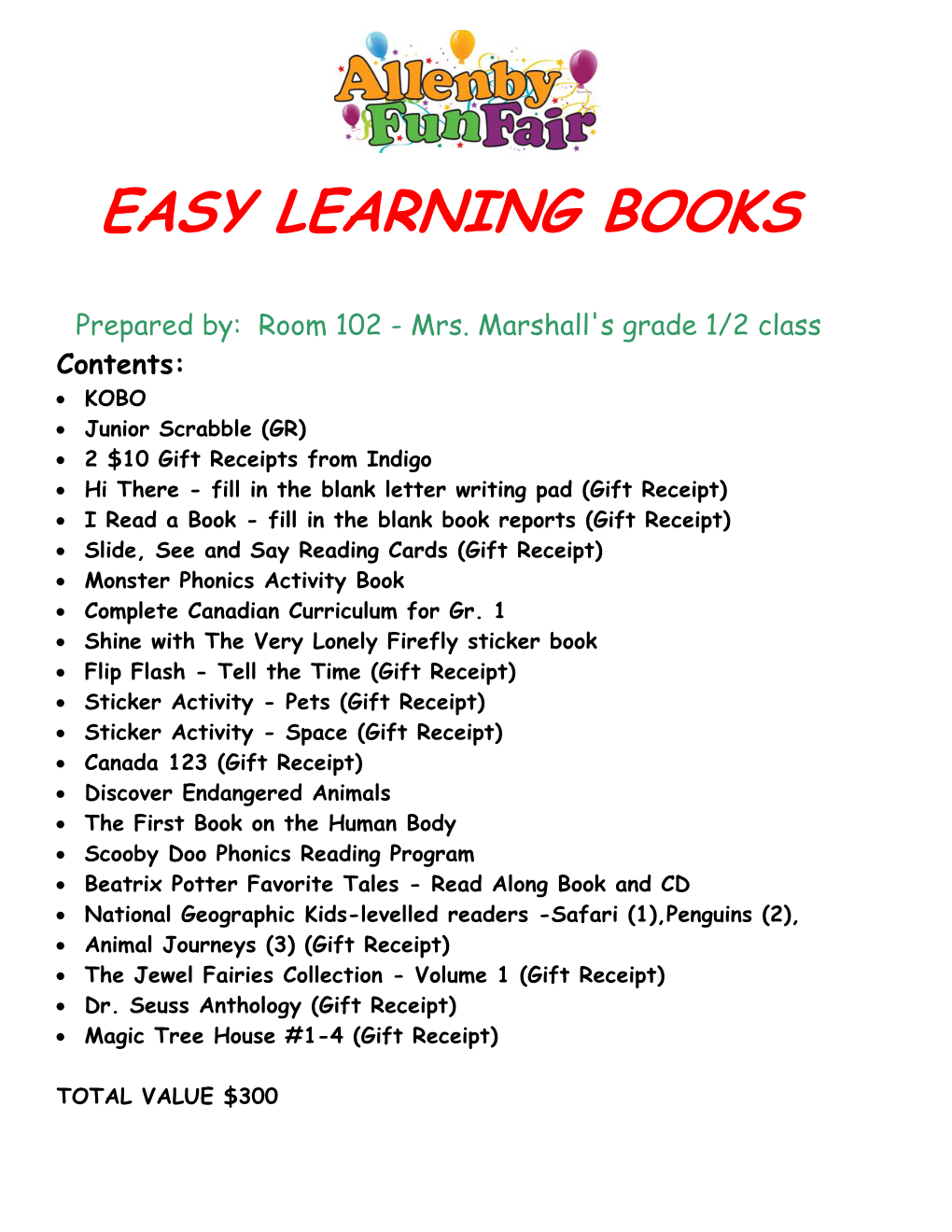 Easy Learning Books