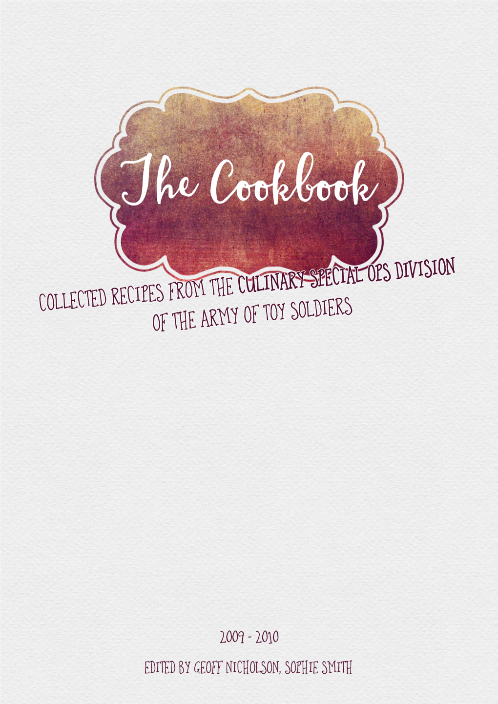 The Cookbook