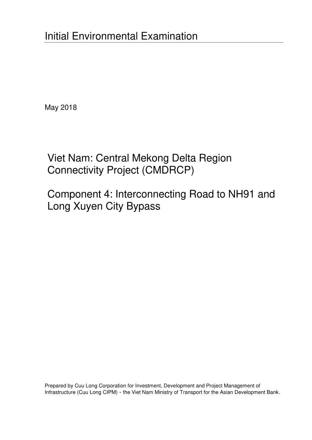 40255-033: Central Mekong Delta Region Connectivity Project