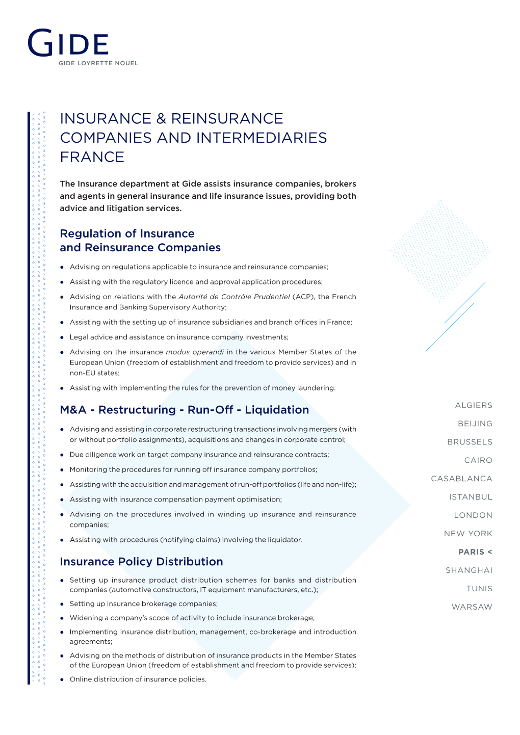 Insurance & Reinsurance Companies And