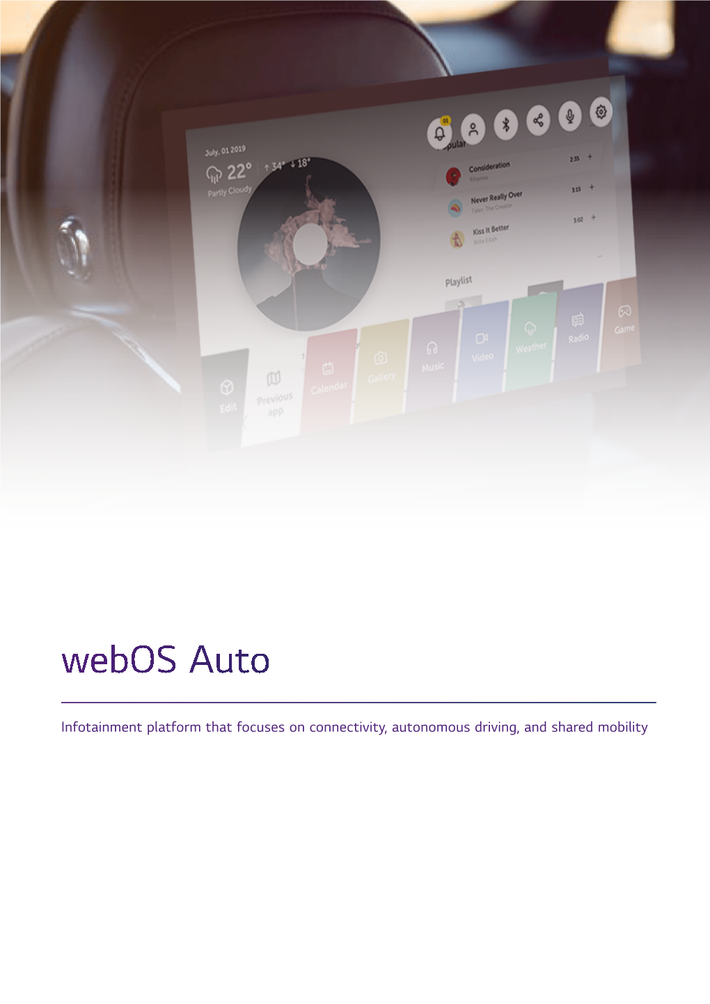 Webos Auto Solution Brief