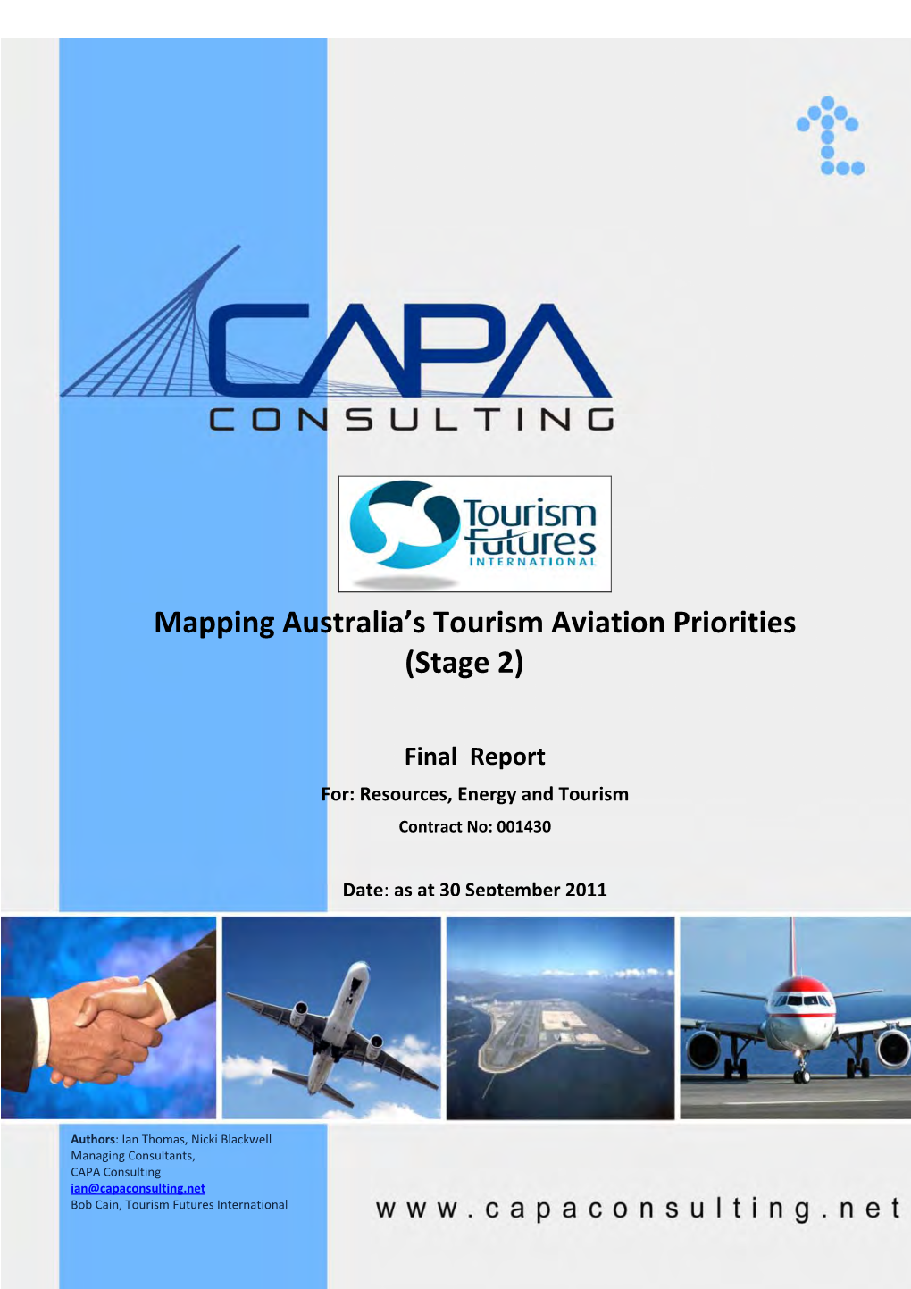 Mapping Australia's Tourism Aviation Priorities (Stage 2)