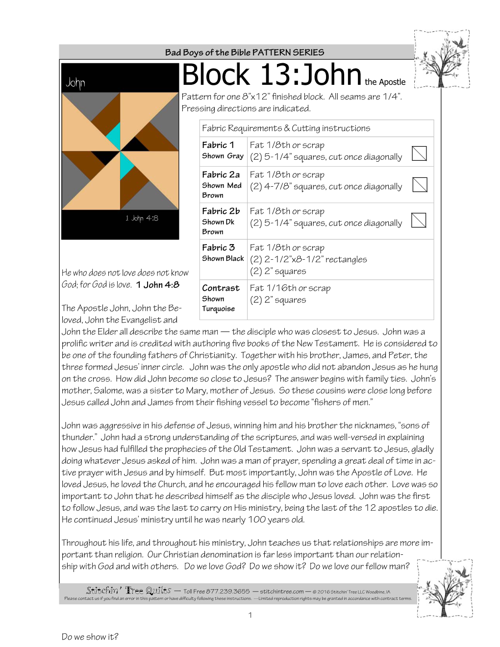 Block 13:Johnthe Apostle