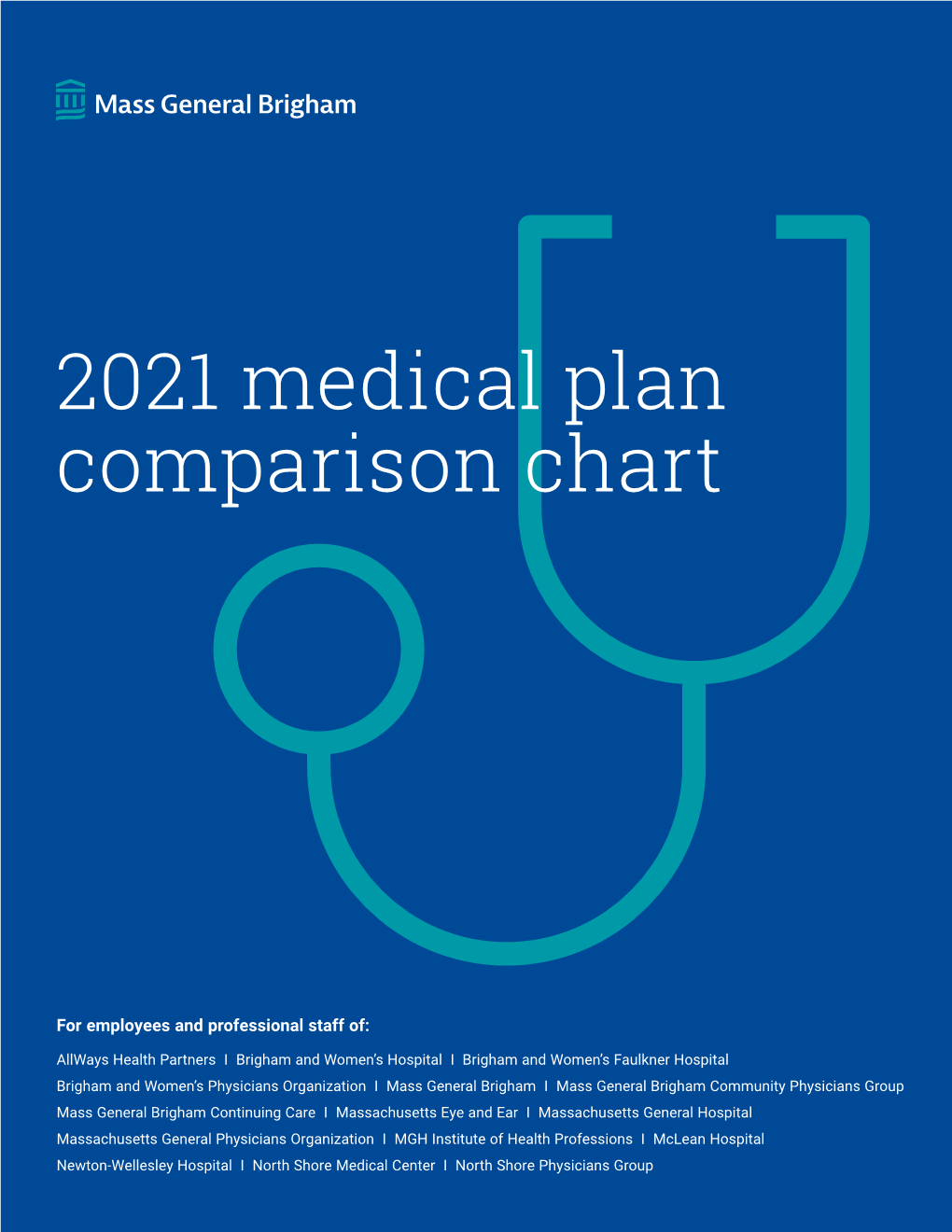2021 Medical Plan Comparison Chart
