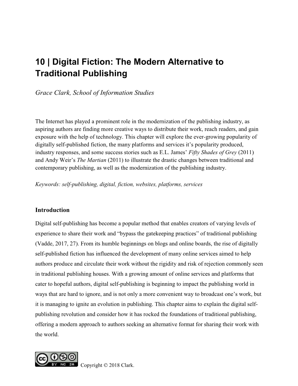 10 | Digital Fiction: the Modern Alternative to Traditional Publishing