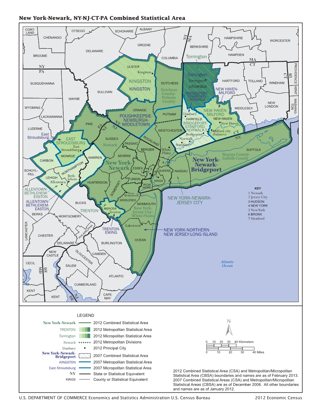 New York-Newark, NY-NJ-CT-PA Combined Statistical Area