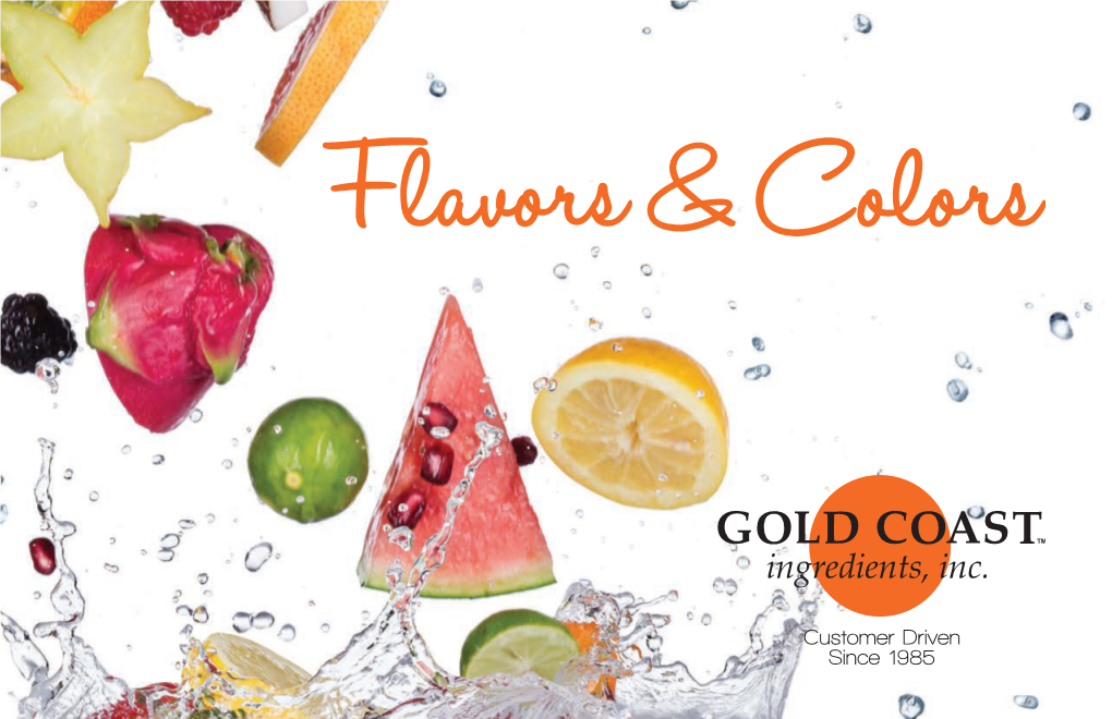 GCI Flavors & Colors Catalog