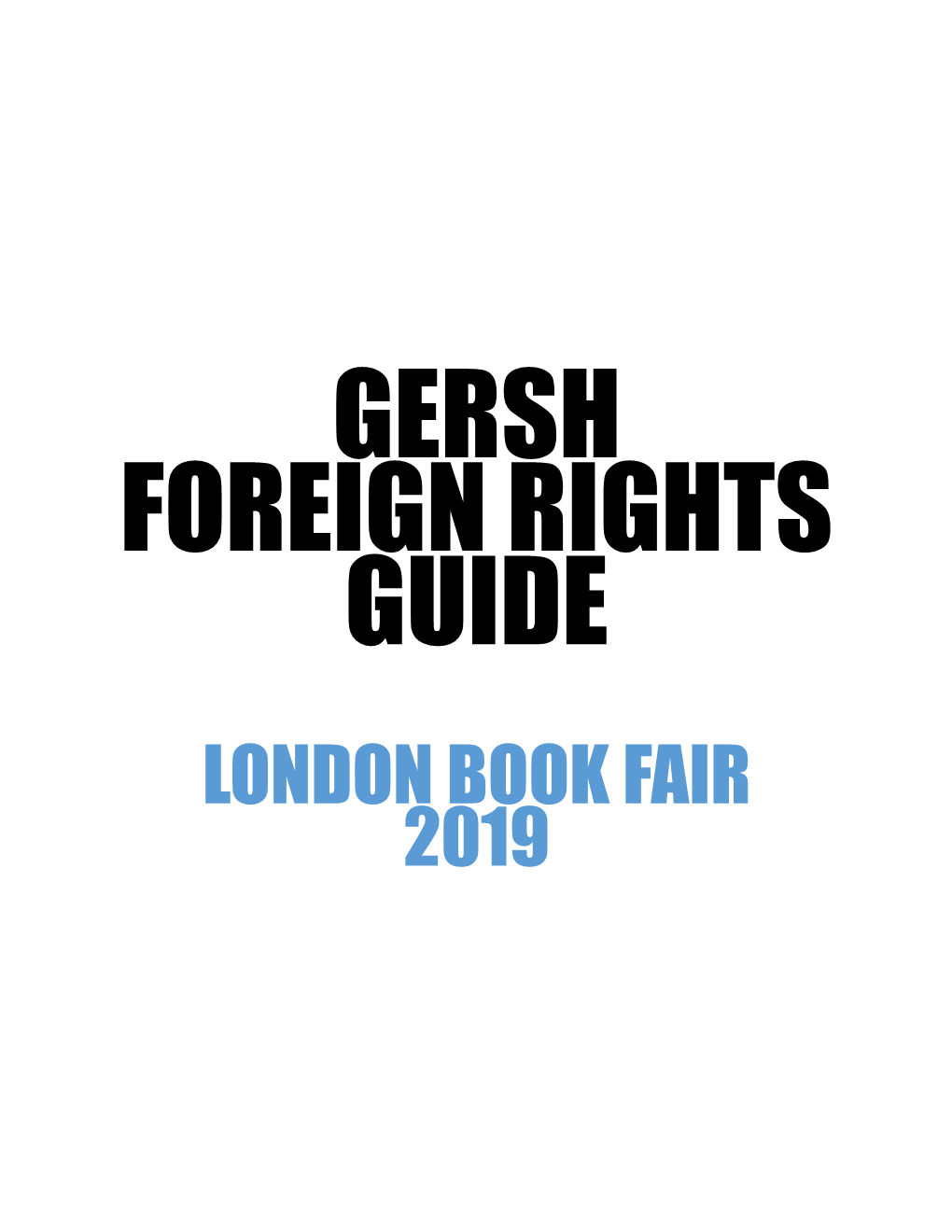 London Book Fair 2019