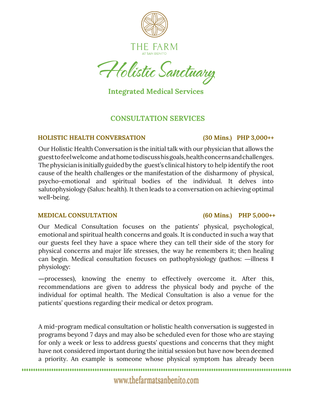 Holistic Sanctuary Integrated Medical Services