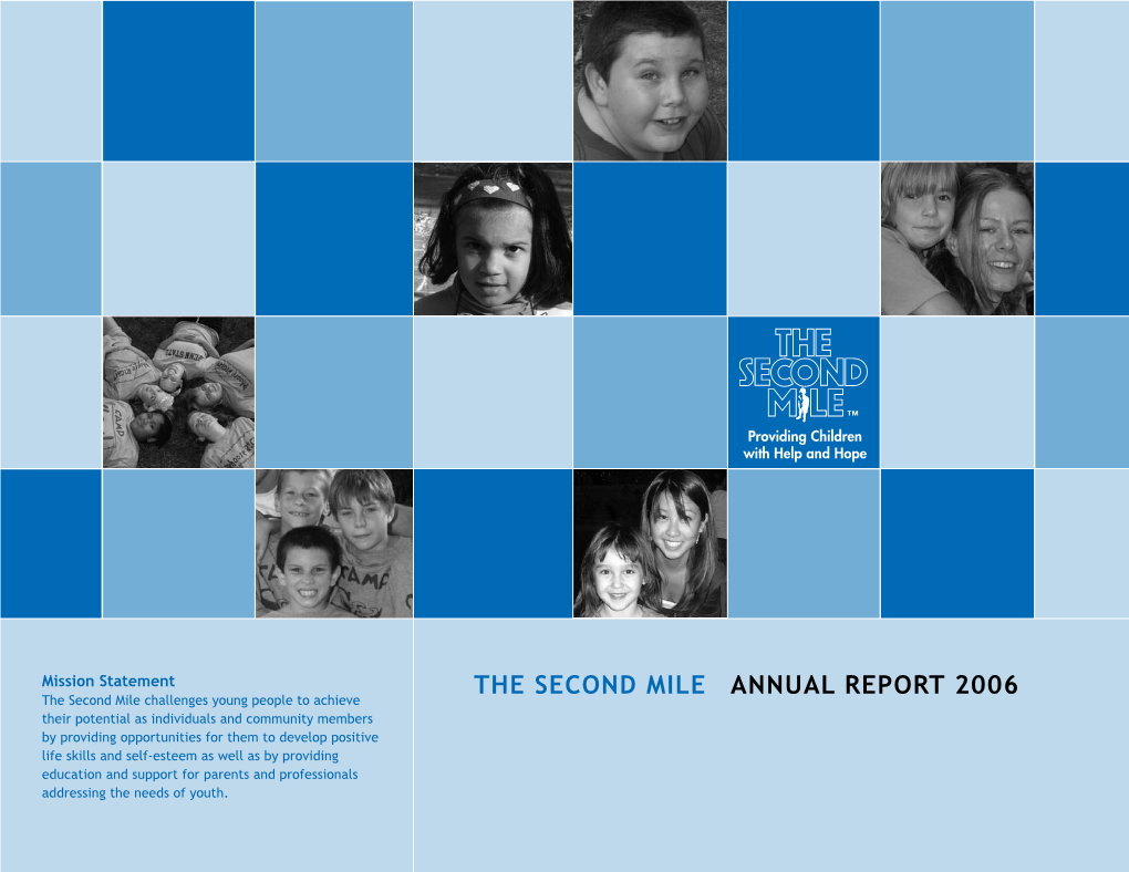 The Second Mile Annual Report 2006