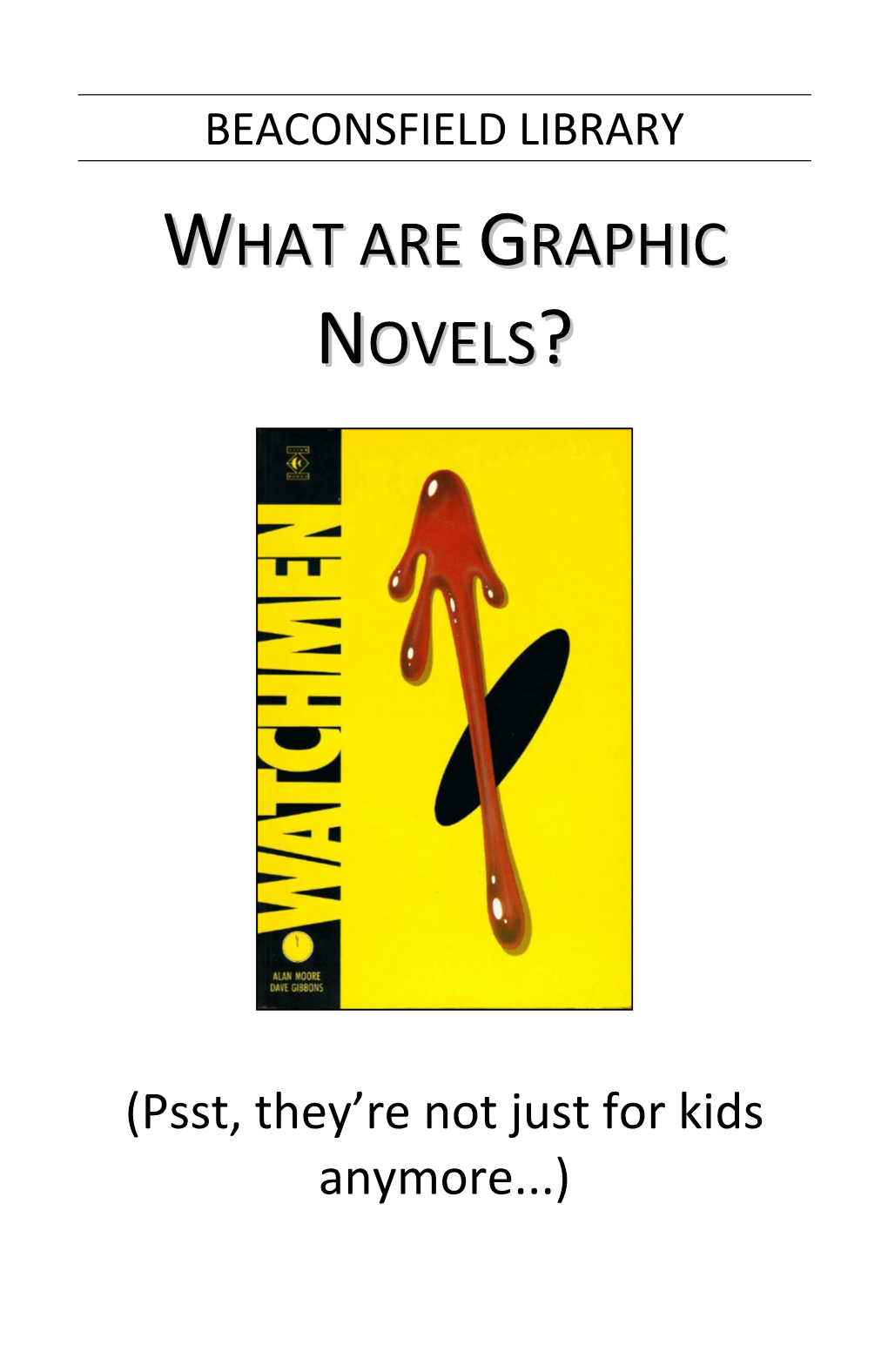 What Are Graphic Novels