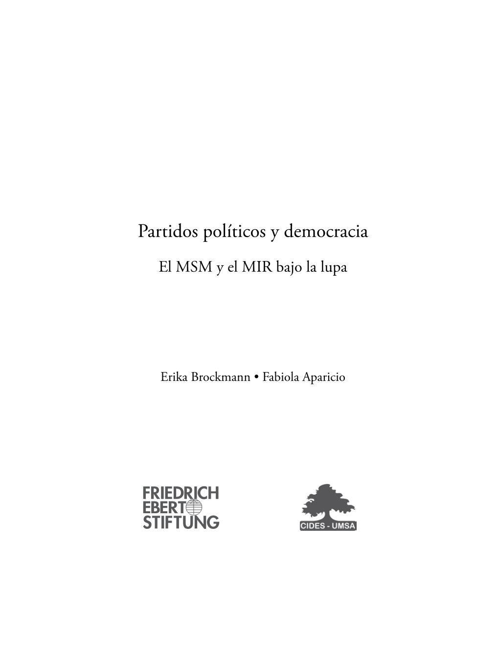 Partidos Políticos Y Democracia