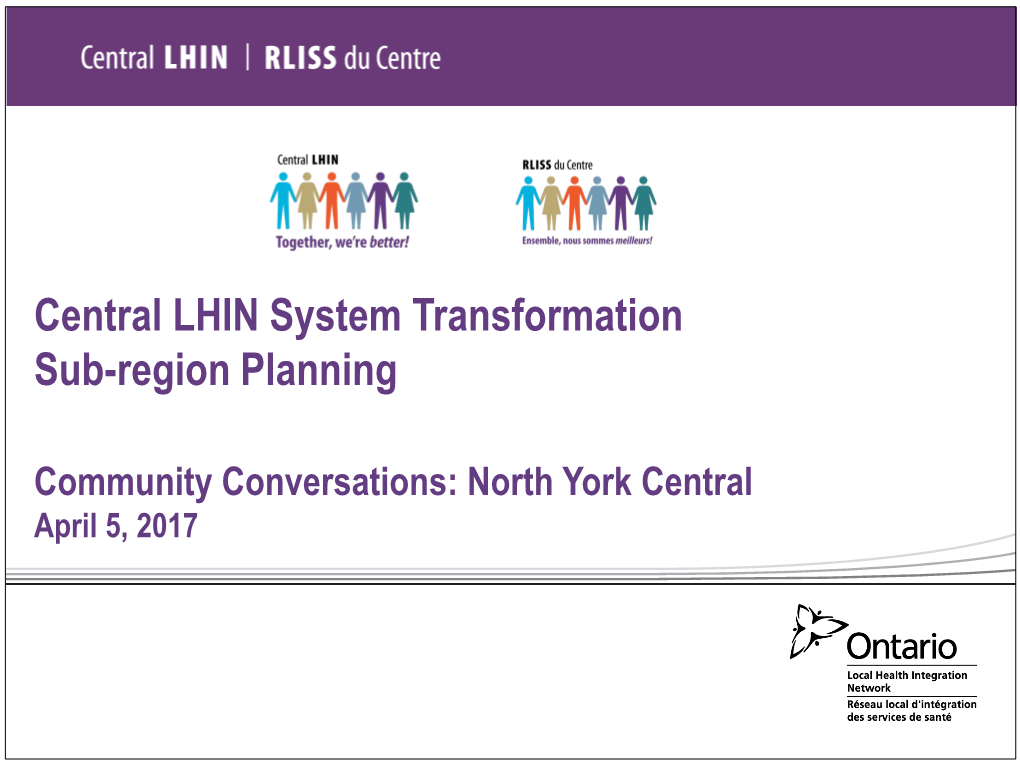 North York Central Community Conversation