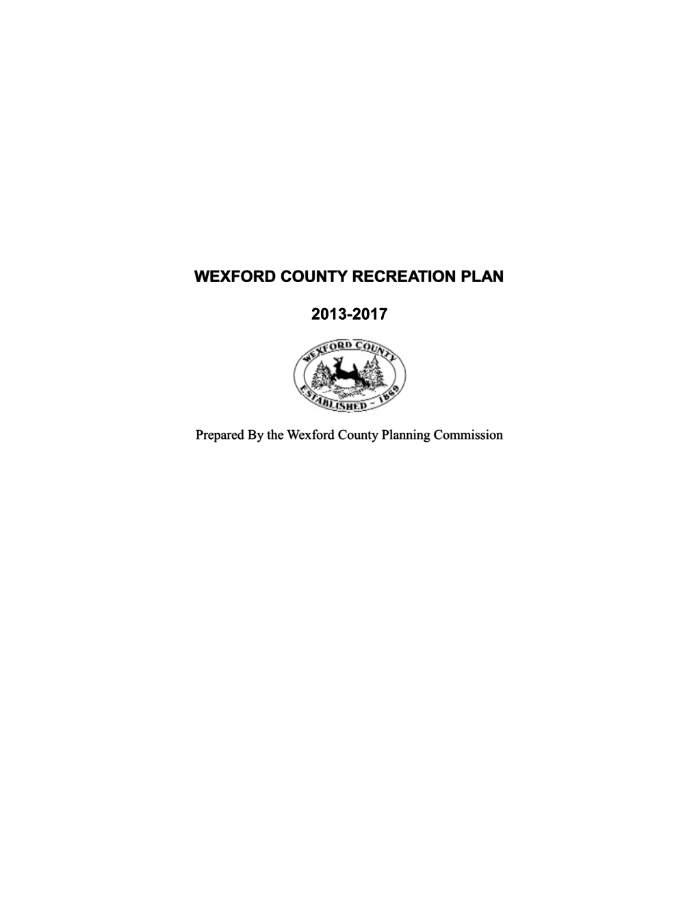Wexford County Recreation Plan 2013-2017