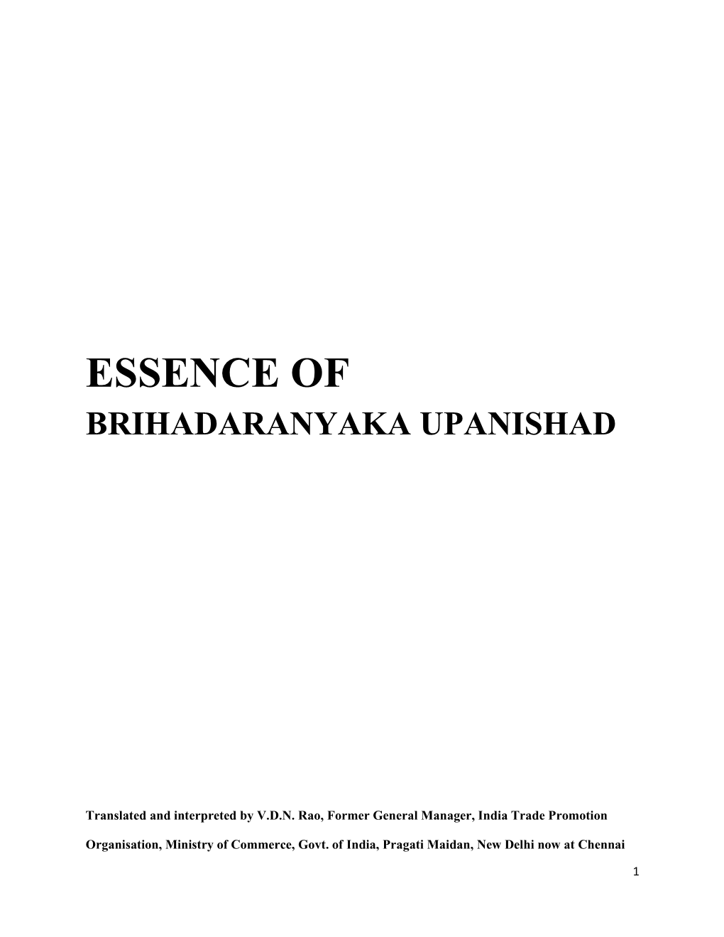 Brihadaranyaka Upanishad