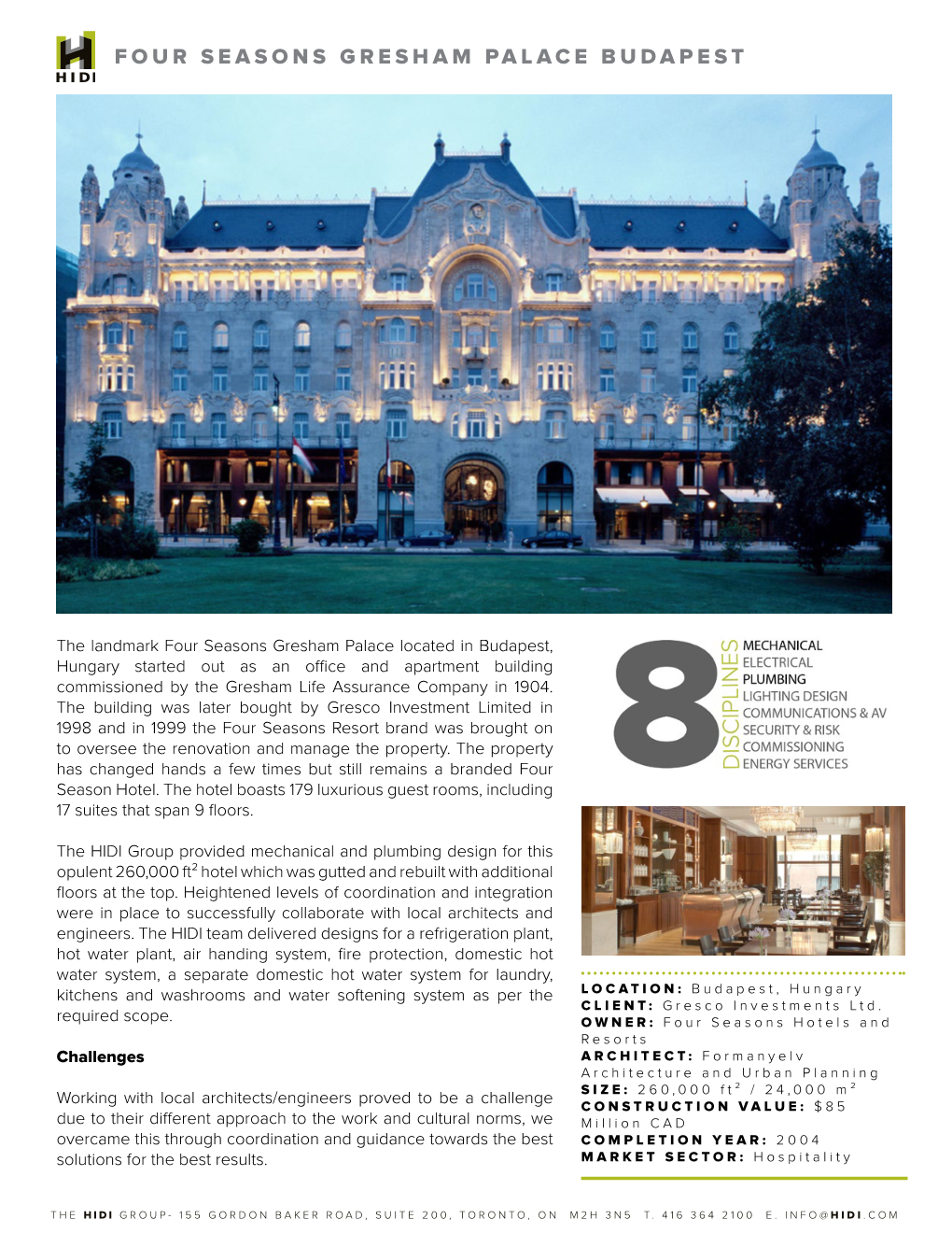 Four Seasons Gresham Palace Budapest