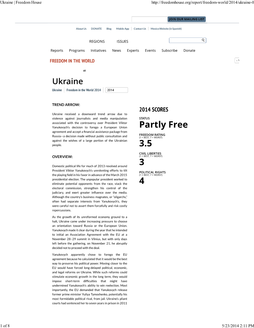 Ukraine | Freedom House