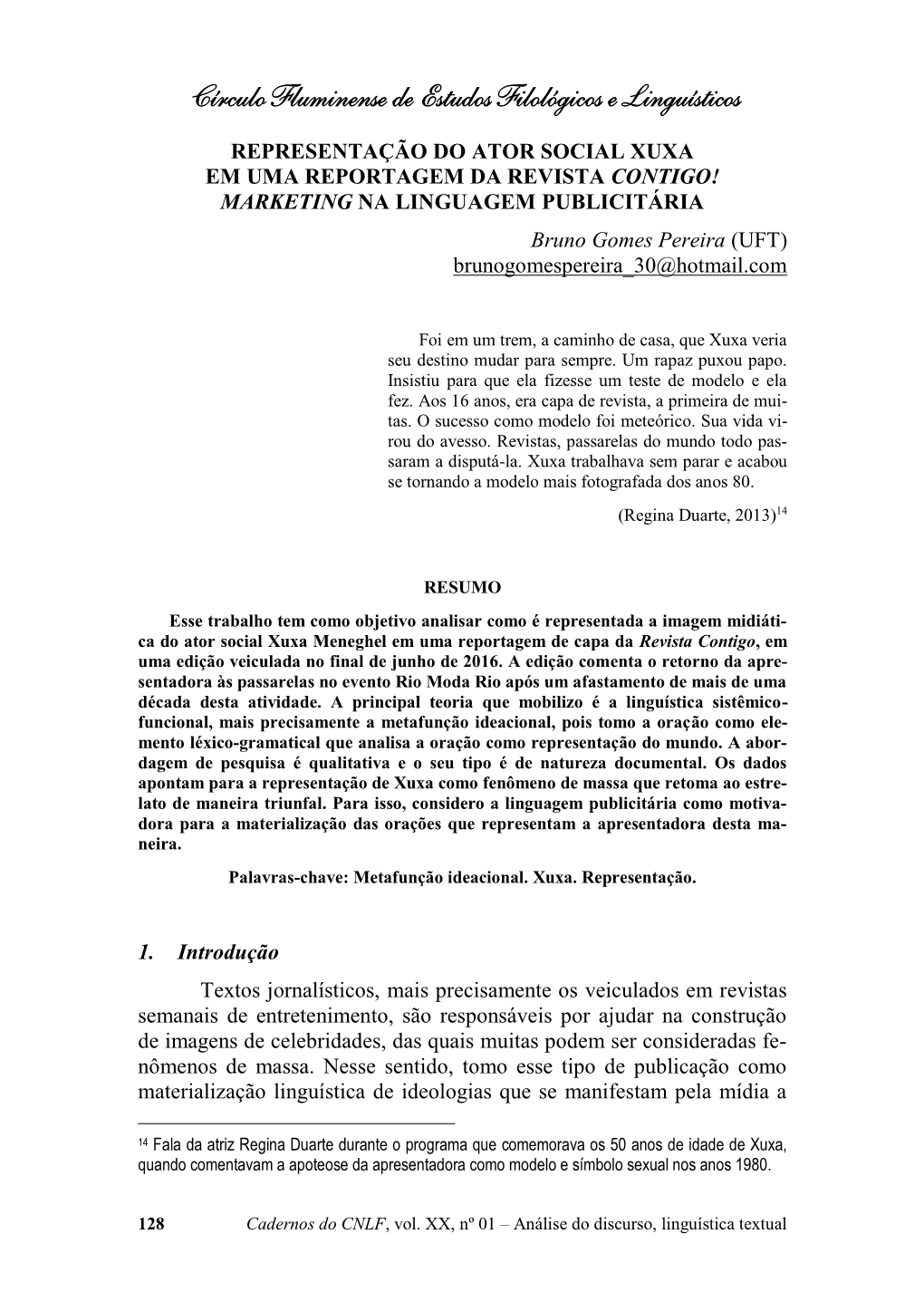 Círculo Fluminense De Estudos Filológicos E Linguísticos