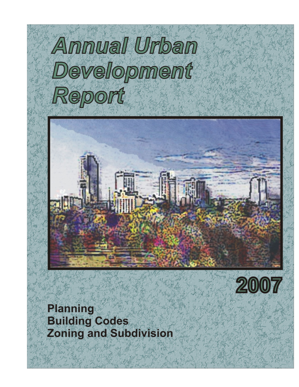 2007 Urban Development Report