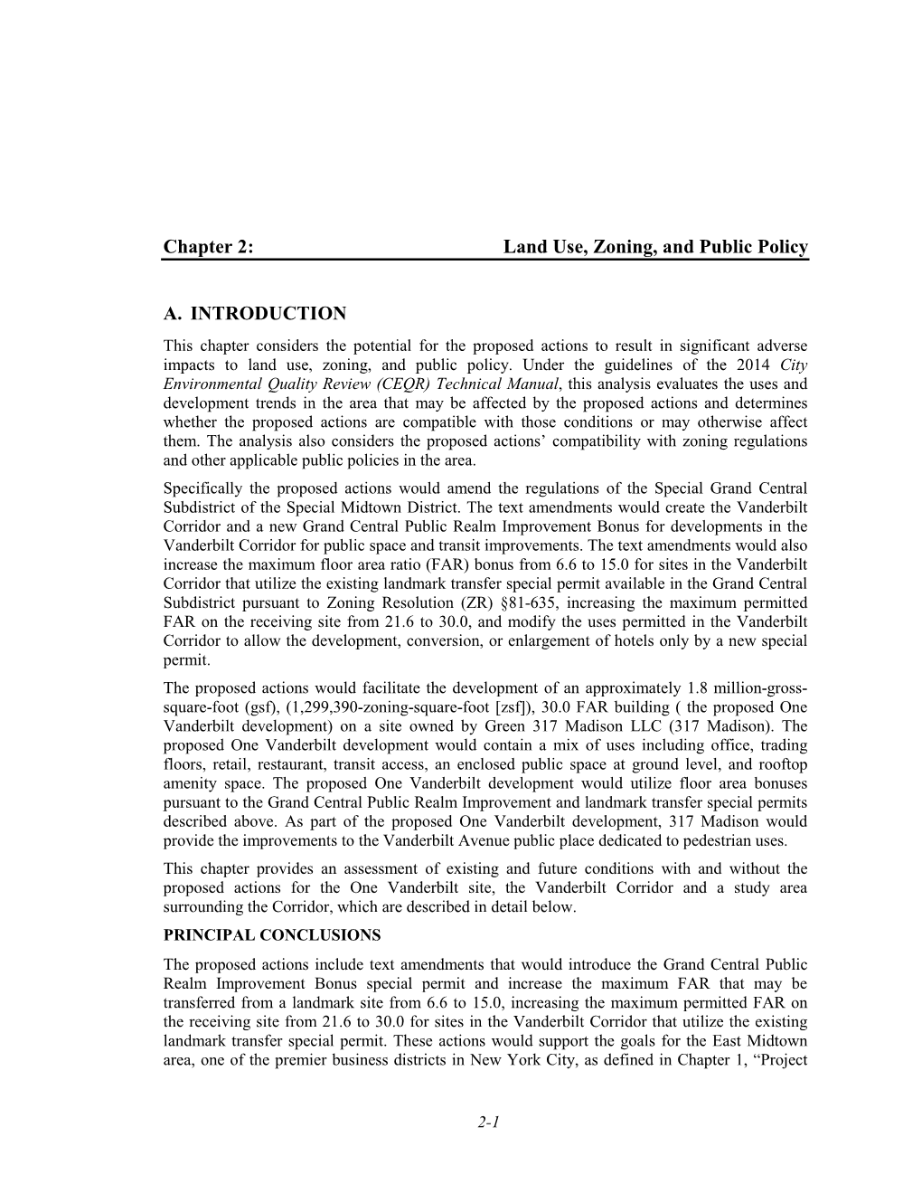 Chapter 2: Land Use, Zoning, and Public Policy