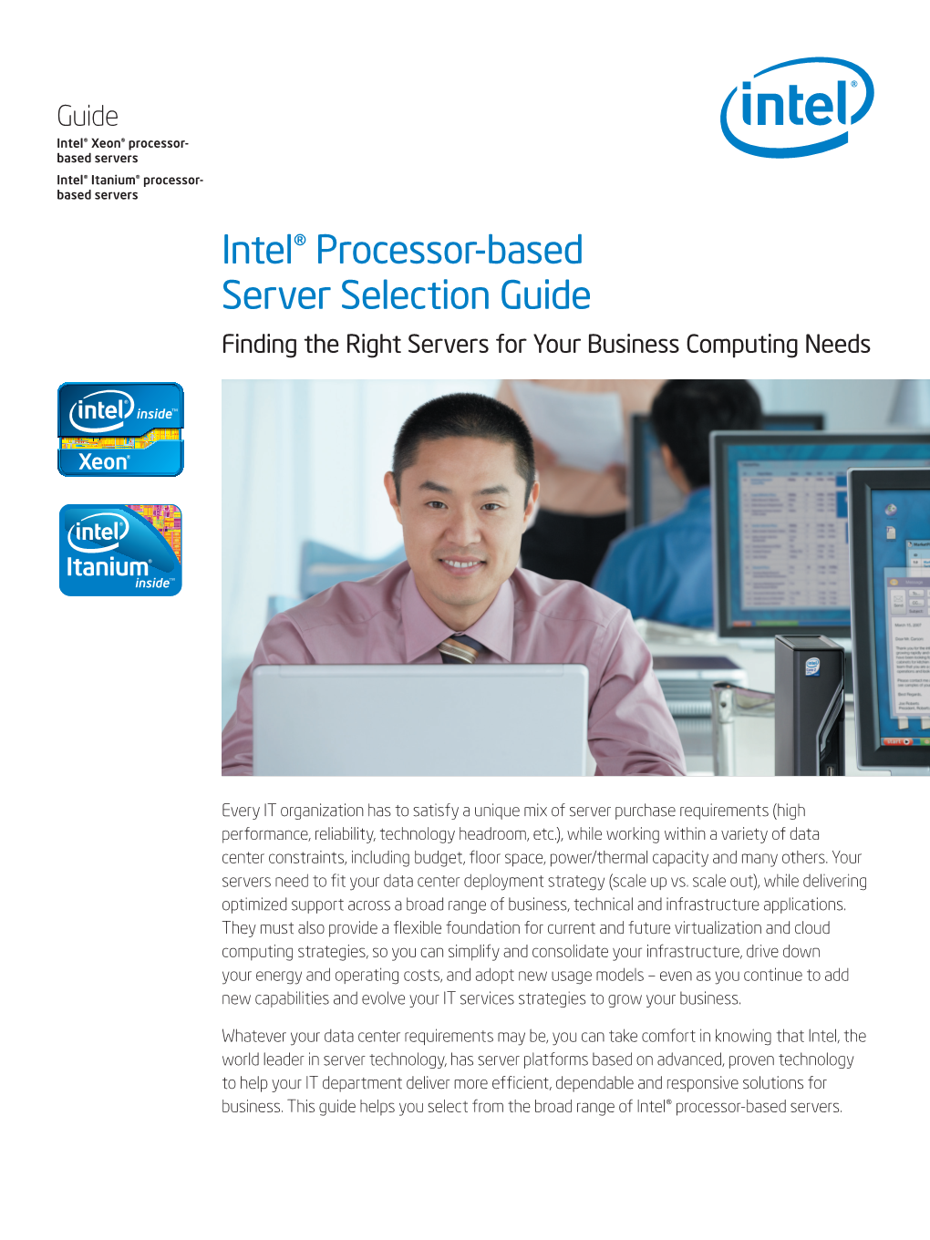 Intel Processor-Based Server Selection Guide