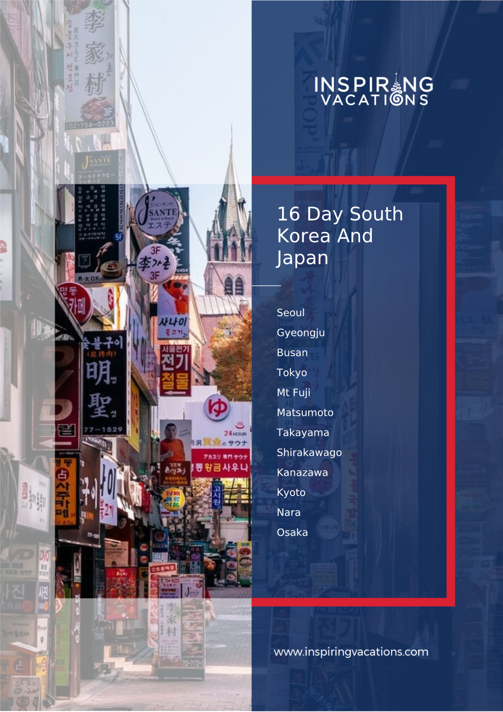 16 Day South Korea and Japan