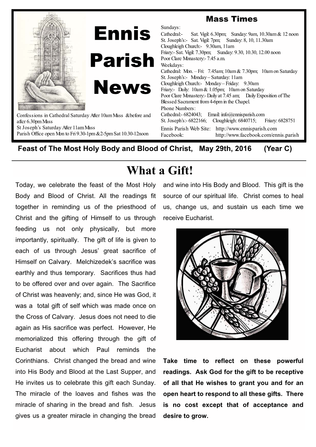 Ennis Parish News