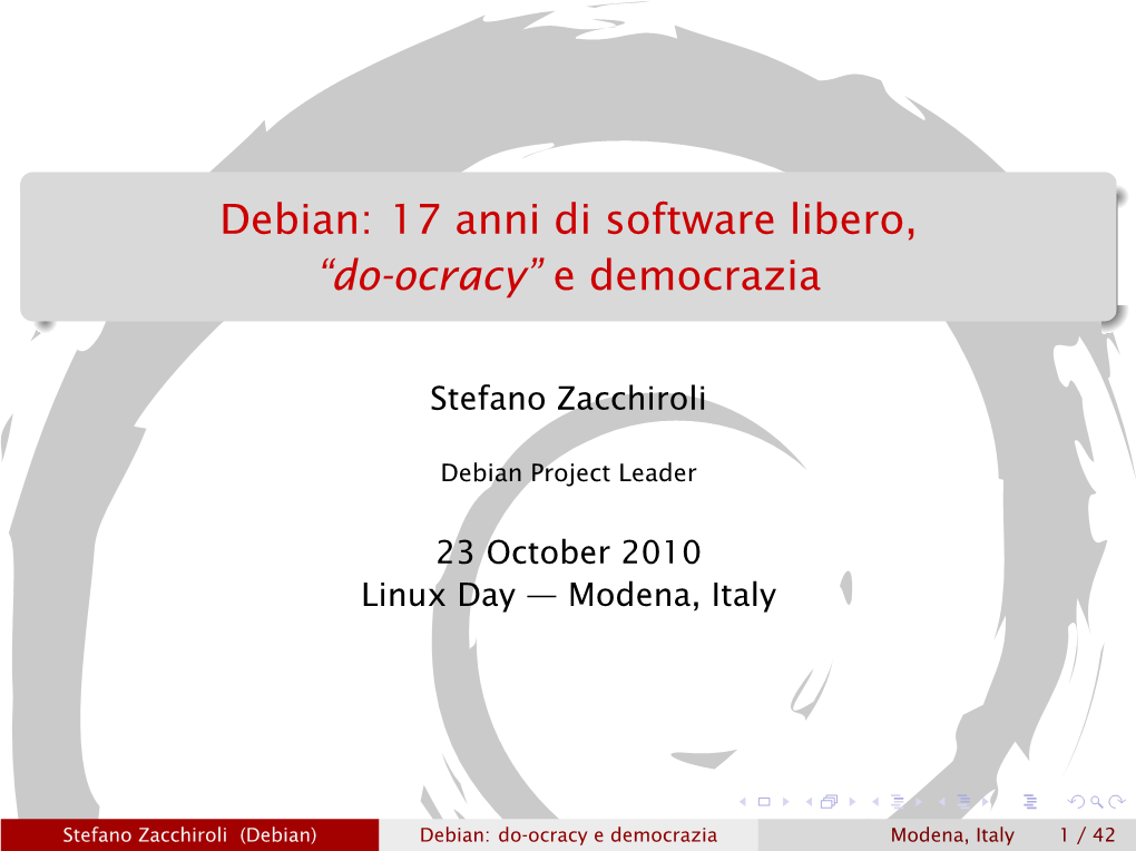 Do-Ocracy'' E Democrazia