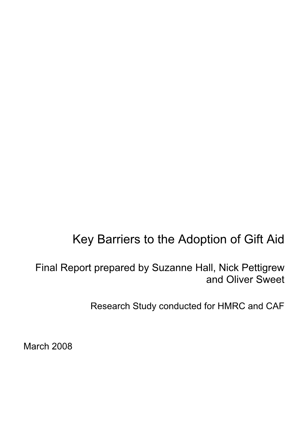 Download the Gift Aid Report