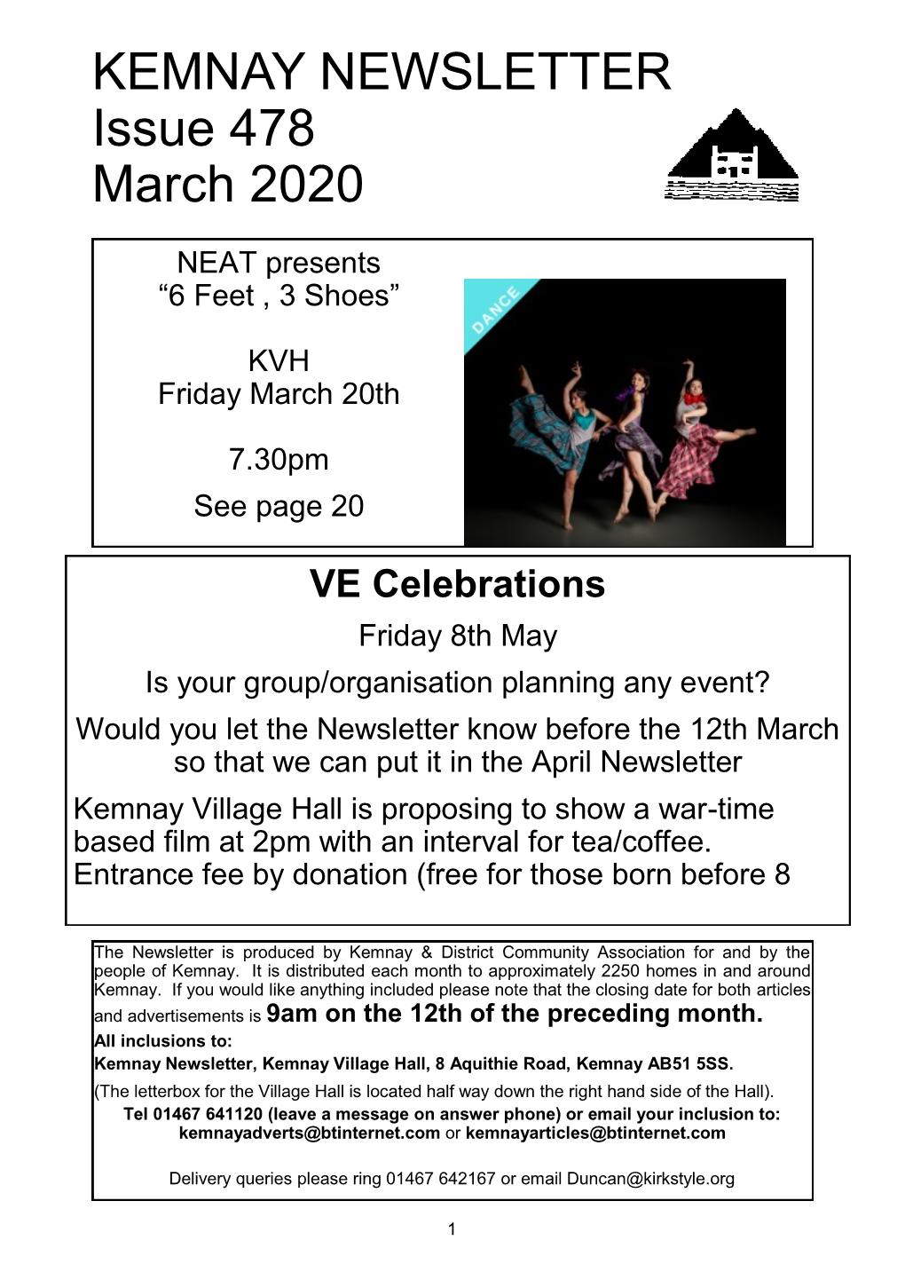 KEMNAY NEWSLETTER Issue 478 March 2020