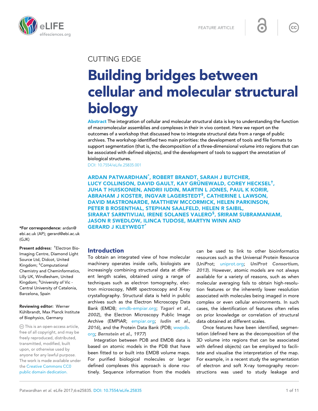 Building Bridges Between Cellular