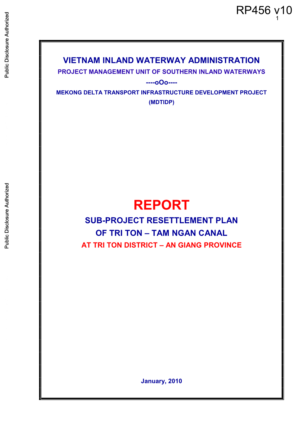 World Bank Document