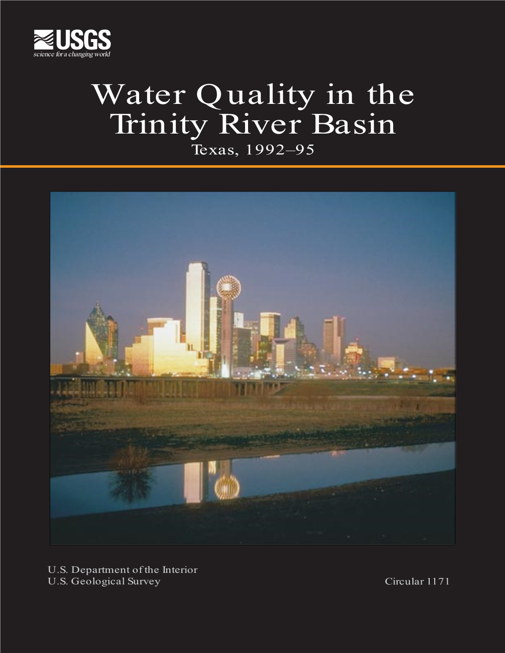 Water Quality in the Trinity River Basin, Texas, 1992–95