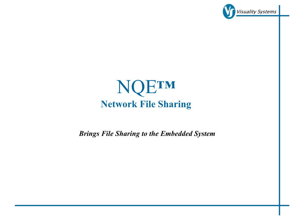 NQE™ Network File Sharing