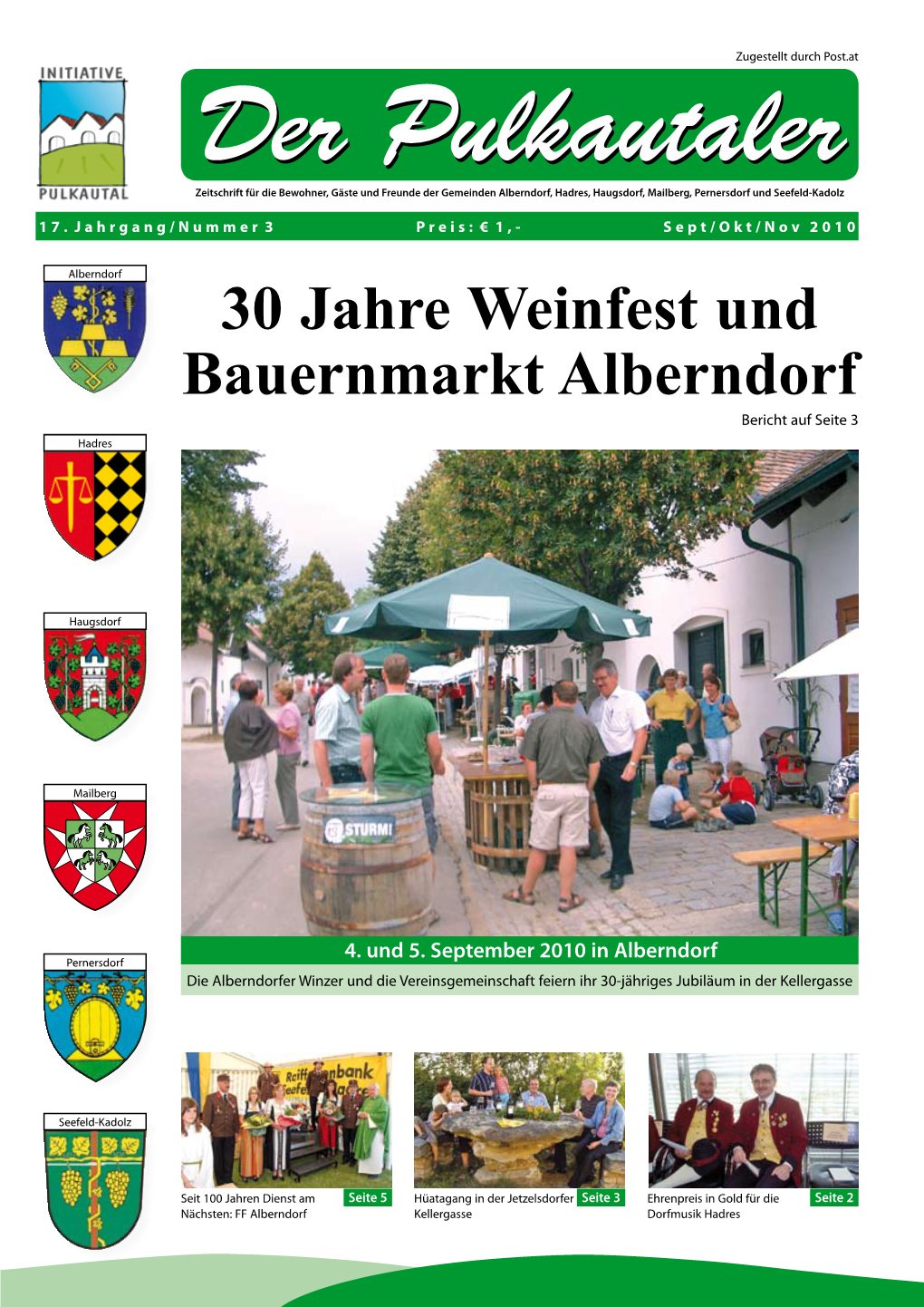 30 Jahre Weinfest Und Bauernmarkt Alberndorf Bericht Auf Seite 3 Hadres