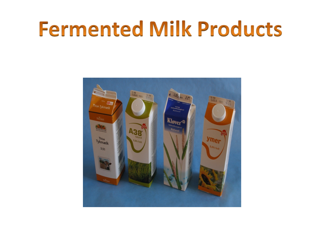 Nordic/Scandinavian Fermented Milk Products
