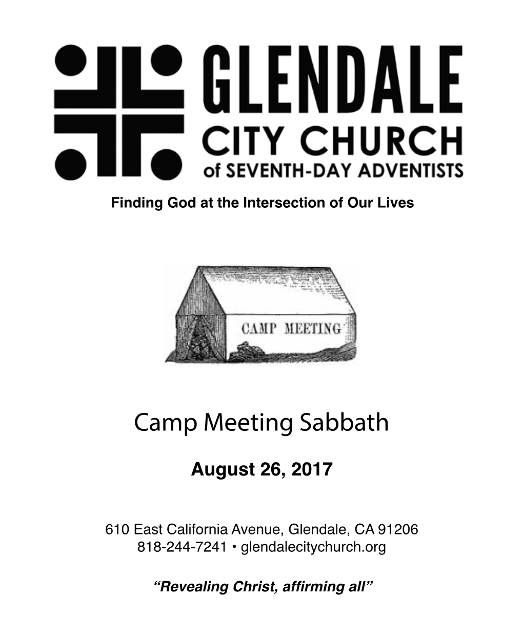 Camp Meeting Sabbath