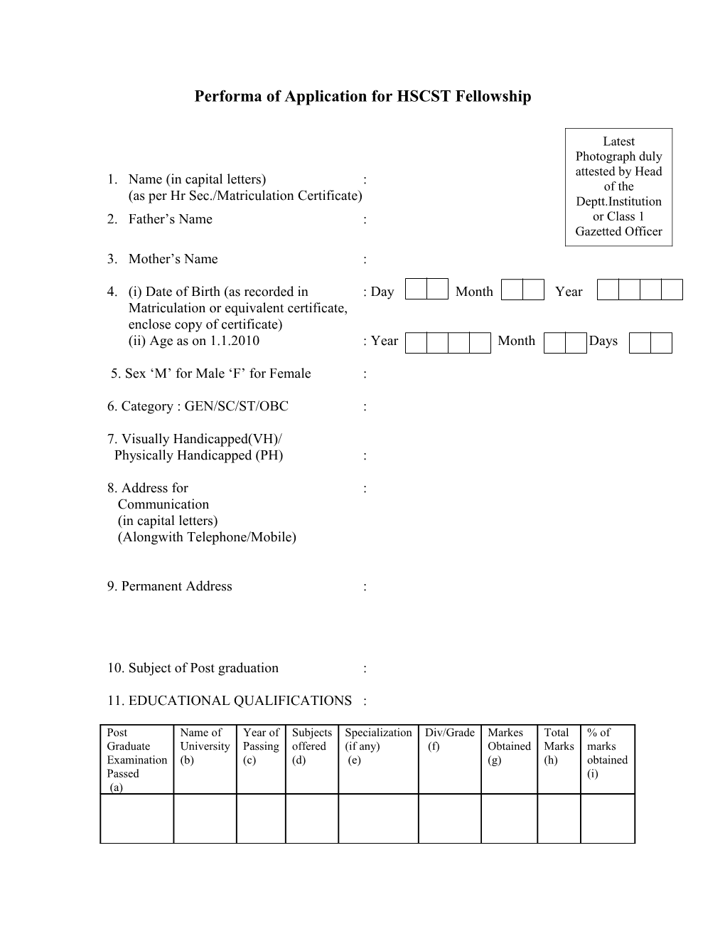 Performa of Application