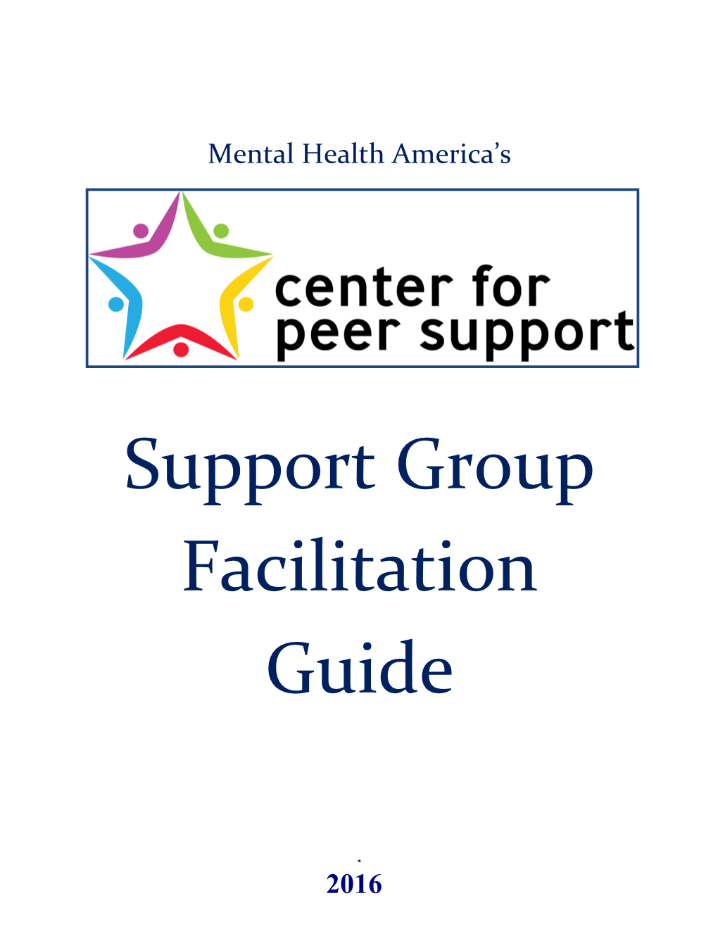 Support Group Facilitation Guide