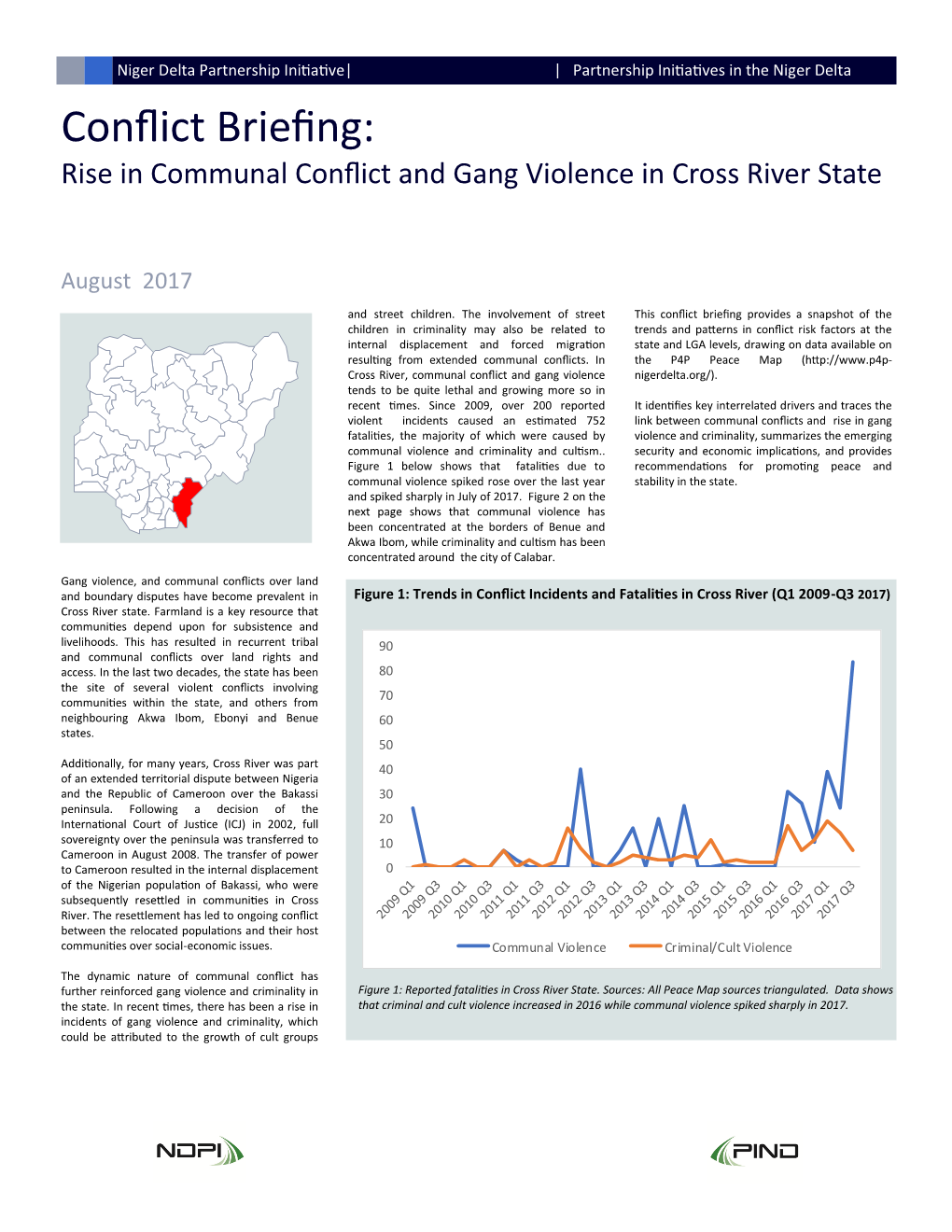 Conflict Briefing: Rise in Communal Conflict and Gang Violence in Cross River State