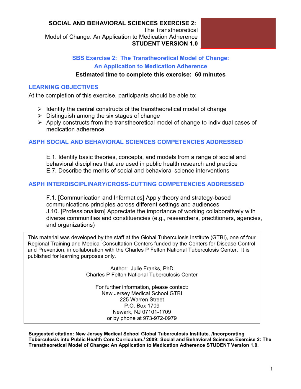 Biostatistics Module 2: Instructor S Version